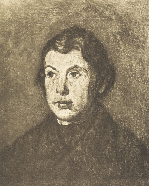 STUDJUM DO PORTRETU. Ol. na pł. (1837-1845). Własność p. Róży Michałowskiej.