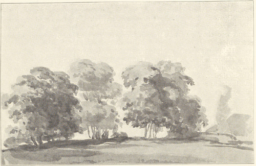 PEJZAŻ (akwarela) 1832-1837 (WŁASNOŚĆ MUZEUM NARODOWEGO W WARSZAWIE)