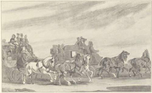 DWA DYLIŻANSE (ol. na pł.) 1832- 1837 (WŁASNOŚĆ p. EDWARDA NATANSONA)