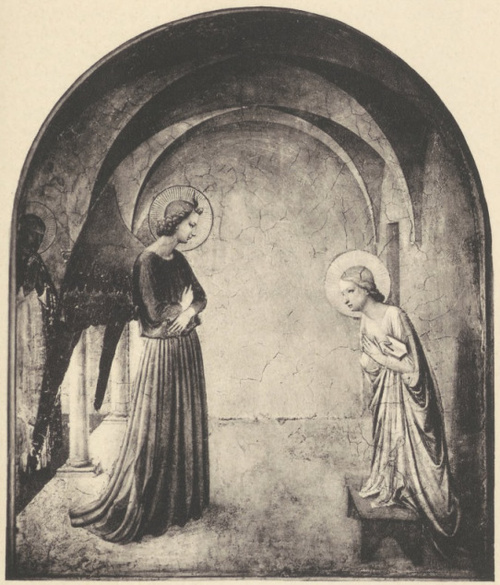 Fra Angelico: Zwiastowanie. (San Marco, Florencja).