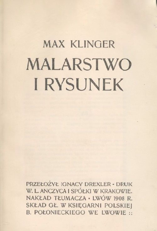 Max Klinger, Malarstwo i rysunek