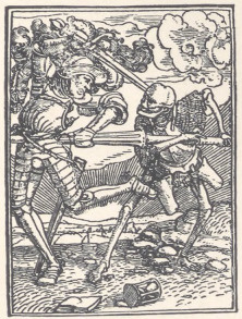 HANS HOLBEIN. TANIEC ŚMIERCI - ŚMIERĆ I RYCERZ