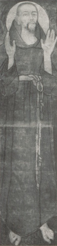 ŚW . FRANCISZEK. KARTON DO WITRAŻU (pastel) 1897—1902 ST . FRANCIS D ’ASSISE. CARTON POUR VITRAIL (pastel) 1897—1902