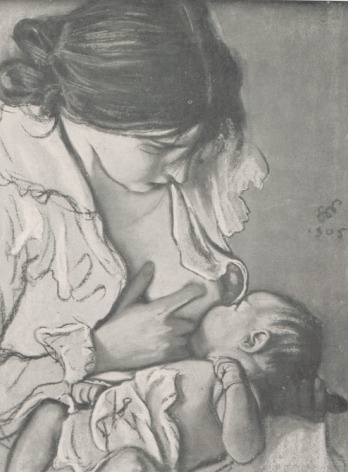MACIERZYŃSTWO (pastel) 1905 MATERNITE (pastel) 1905