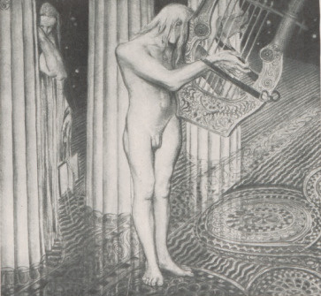 APOLLO (Rys. kredką do Iliady) 1897 APOLLON (Illustration pour l ’Iliadę) 1897