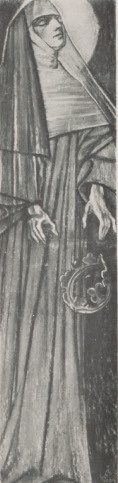 BŁ. SALOMEA. KARTON DO WITRAŻU (pastel) 1897—1902 STE. SALOMEE. CARTON POUR VITRAIL (pastel) 1897—190