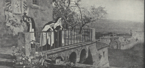 NA KLASZTORNYM TARASIE. 1886