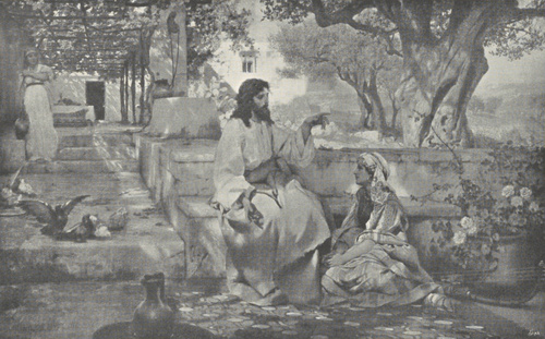 CHRYSTUS W DOMU MARYI I MARTY