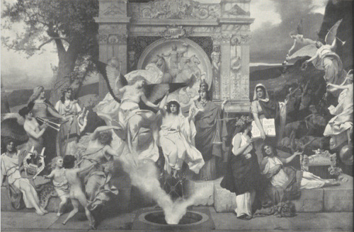 ZASŁONA TEATRU LWOWSKIEGO. 1900