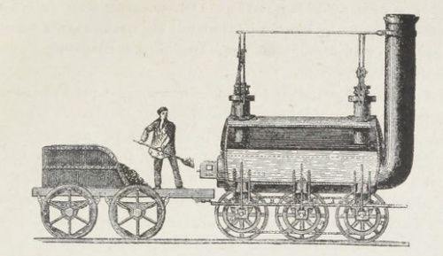 Lokomotywa Stephensona z roku 1814.