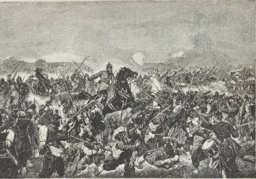 Atak I-go pułku dragonów pod Mars-la-Tour 16 sierpnia 1870
