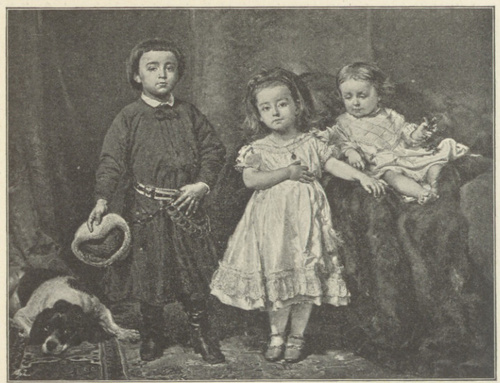 Portret trojga dzieci.