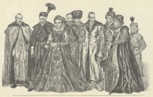 Ubiory w Polsce. Magnaci, 1580—1620.