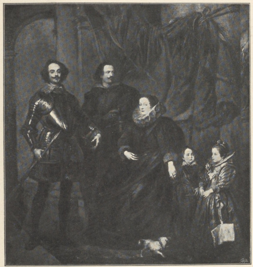 Rodzina Lomellinich. Portret Van Dycka w galeryi »Royal Institution« w Edymburgu.
