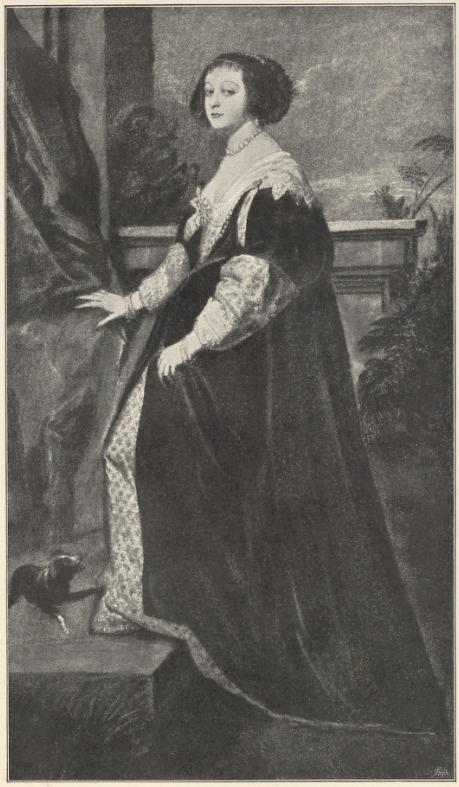 Beatryxa de Cusance, księżna de Centecroix. Portret Van Dycka z r. 1635 w galeryi zamku Windsor.