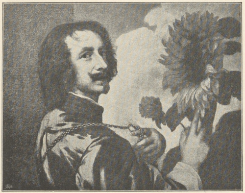 Van Dyck “Ze słonecznikiem”. Portret własny w galeryi ks. Westminster w Londynie.