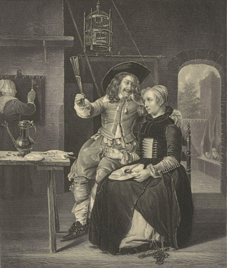 Metzu and his Wife - Metzu und seine Frau