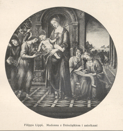 Filippo Lippi, Madonna z Dzieciątkiem i aniołkami