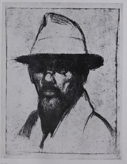 Feliks Jabłczyński. Autoportret.