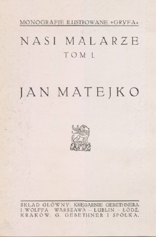 Maciej Szukiewicz, Jan Matejko - historia twóczości