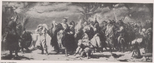 IWAN GROŹNY. Obraz malowany w 1875 roku. WŁASNOŚĆ PANI EMILJI BLOCHOWEJ W POZNANIU.