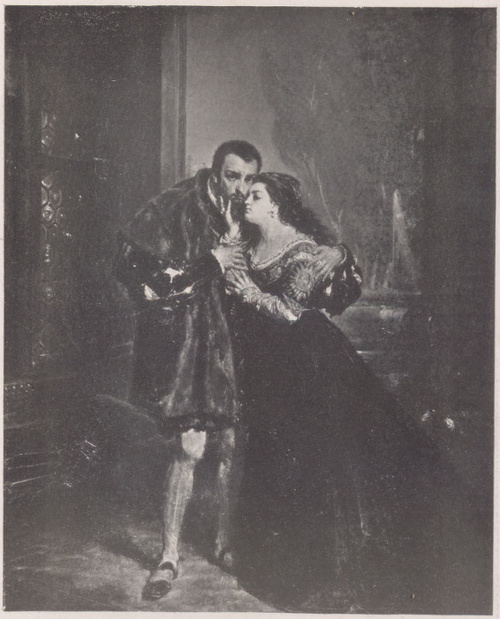 ZYGMUNT AUGUST I BARBARA RADZIWIŁŁÓWNA. Obraz malowany w 1867 roku. - WŁASNOŚĆ PANA BELI POLYAKA.