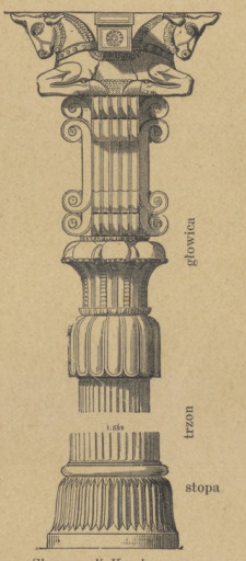 Słup z sali Kserksesa w Persepolis