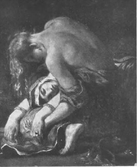 E. DELACROIX (1799—1803) WJAZD KRZYŻOWCÓW
 DO KONSTANTYNOPOLA (SZCZEGÓŁ).