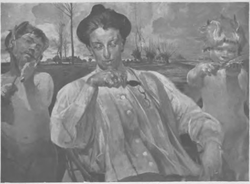 JACEK MALCZEWSKI (Wl. Moderne Gallerte, Wiedeń). PORTRET ŻONY ARTYSTY (1905).