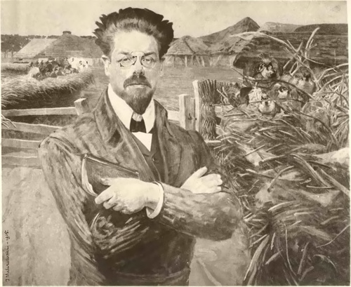 JACEK MALCZEWSKI. PORTRET WŁADYSŁAWA REYMONTA (1905).