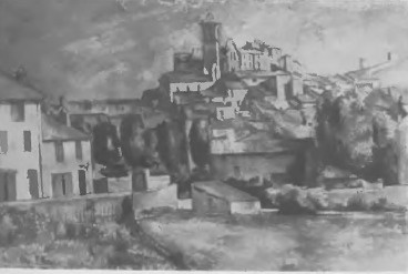 CÉZANNE, MOTYW Z LEPTENNE.
