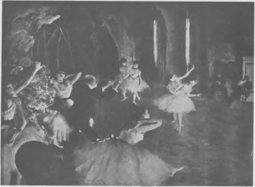 E. DEGAS PRÓBA BALETU (ol.).