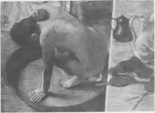 E. DEGAS (Louvre), “LE TUB” (1886), pastel.