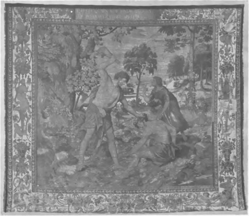 BRUXELLES XVI S. CHATEAU ROYAL DE CRACOVIE (POLOGNE). Nr. 4. Zamordowanie Abla. — (P. cinquième de la serie: Abel assassiné par son frère.