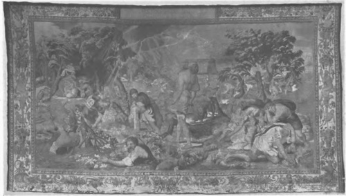 BRUXELLES XVI S., CHATEAU ROYAL DE CRACOVIE (POLOGNE). Nr. 7. Potop. — Le déluge (P. dixciême de la sérci).