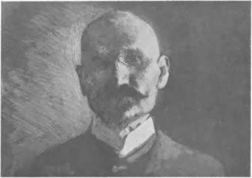 LEON WYCZÓŁKOWSKI PORTRET WŁASNY (akwatinta ze sucha igła) (pierwsza praca graficzna artysty. 1906).