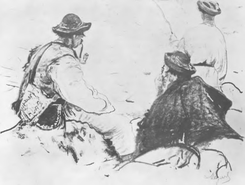 LEON WYCZÓŁKOWSKI Z TEKI HLCULSK.EJ (litogr., 1910).