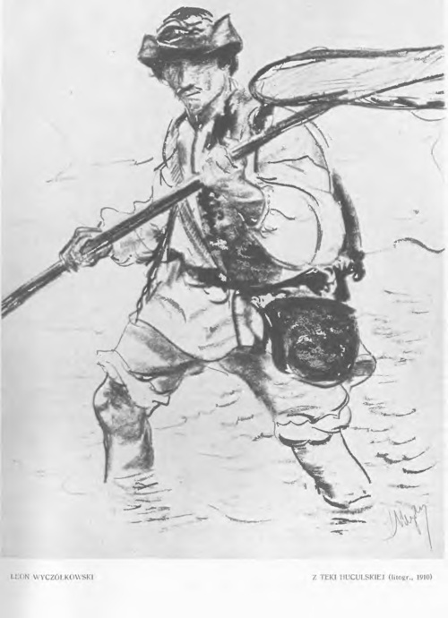 LEON WYCZÓŁKOWSKI, Z TEKI HUCULSKIEJ (litogr., 1910).