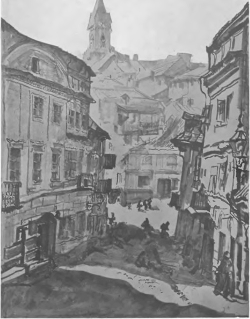 LEON WYCZÓŁKOWSKI, Z TEKI LUBELSKIEJ (litogr., 1918 -1919).