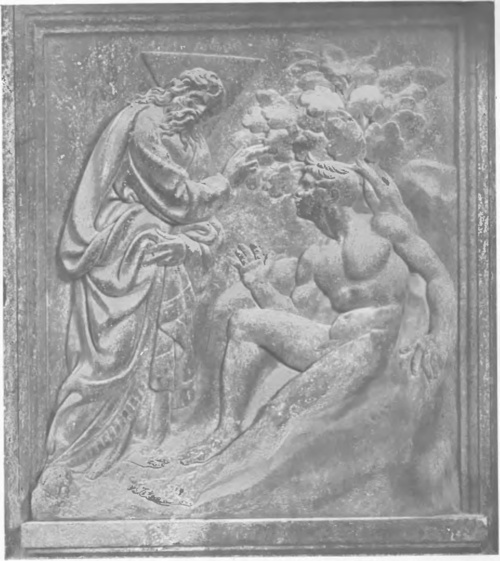 JACOPO DELLA OUERCIA. STWORZENIE CZŁOWIEKA. (PORTA MAGGIORE KOŚCIOŁA S. PETRONIO W BOLONII.