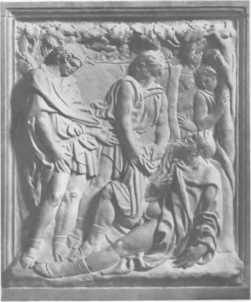 JACOPO DELLA QUERCIA. OPILSTWO NOEGO. (PORTA MAGGIORE KOŚCIOŁA S. PETRONIO W BOLONII.