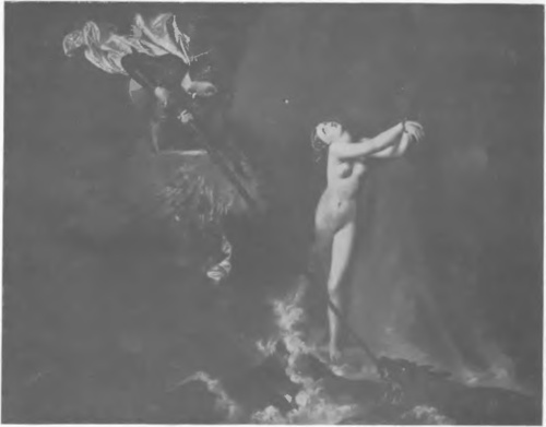J. A. D. INGRES (I OUVRE) ROGER WYZWALAJĄCY ANGELIKĘ (ol. 1819).