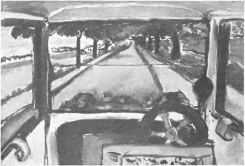 HENRI MATISSE WIDOK Z AUTOMOBILU (Fot. Bernheim Jeune Paris).