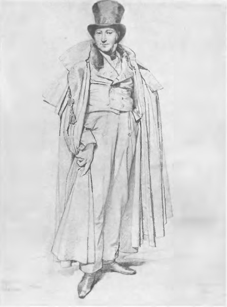 J. A. D. INGRES (LOUVRE). PORTRET P LEBLANC (rys. ot.).