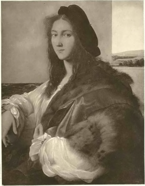 RAFAEL, PORTRET NIEZNANEGO (Ol., 1508) (0-72 X 0-56) (Muzeum X. X. Czartoryskich w Krakowie).