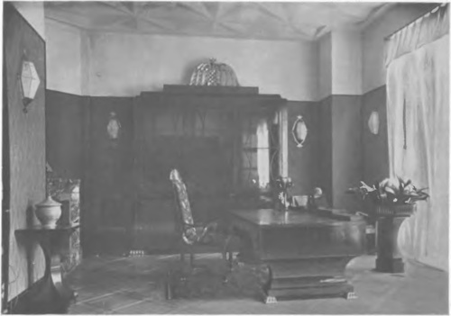 PAWILON POLSKI: GABINET (proj. J. Czajkowski i W. Jastrzębowski). (Fot. H. Manuel).