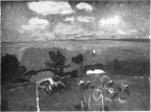 JAN STANISŁAWSKI SŁONECZNIKI (POPÓWKA 1905). (Własność Muzeum Narodowego, Kraków).