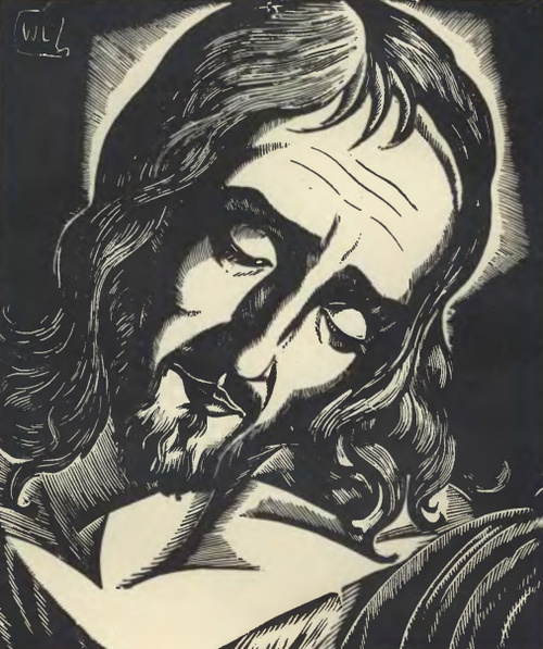 Chrystus - Lam Władysław - drzeworyt