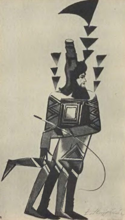 Bożek Słowiański - Stryjeńska Zofja - litografia
