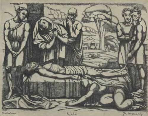 Pieta - Wojnarski Jan - miedzioryt